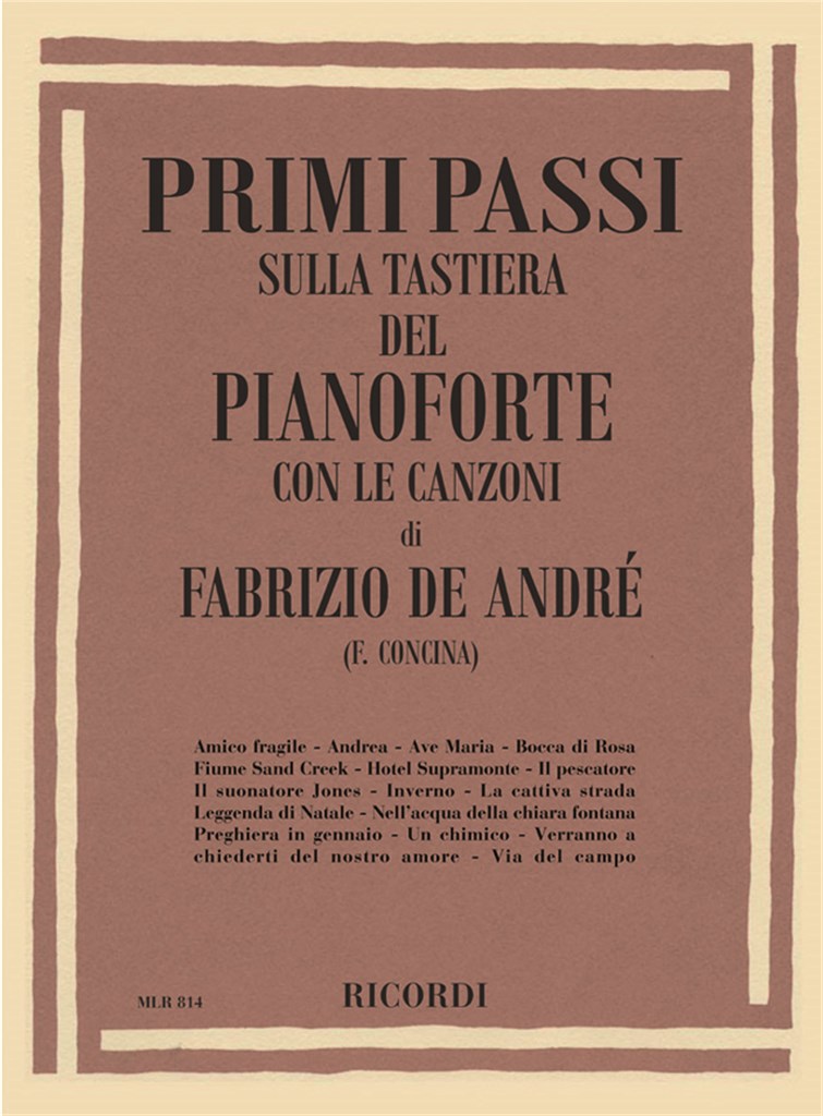 Primi Passi: Fabrizio De Andre'